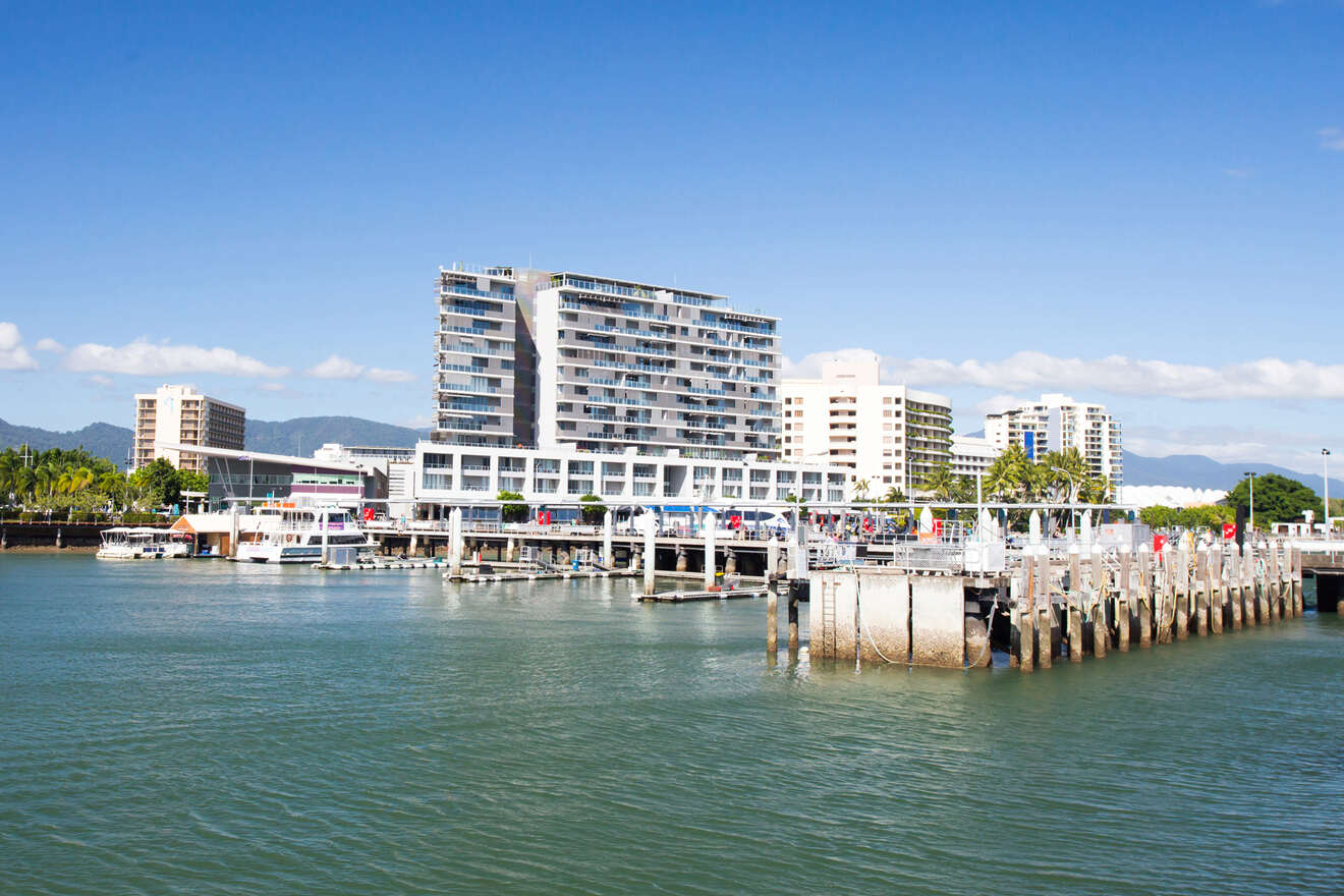 The peir at Cairns Esplanade the best place where to stay in Cairns for the first time